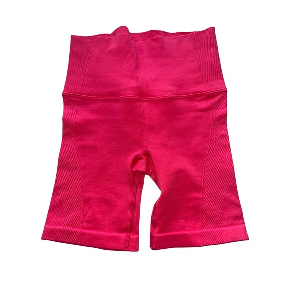 All In Motion Seamless Bike Shorts Pink High Waist Moisture Wicking Size XS - Picture 1 of 9